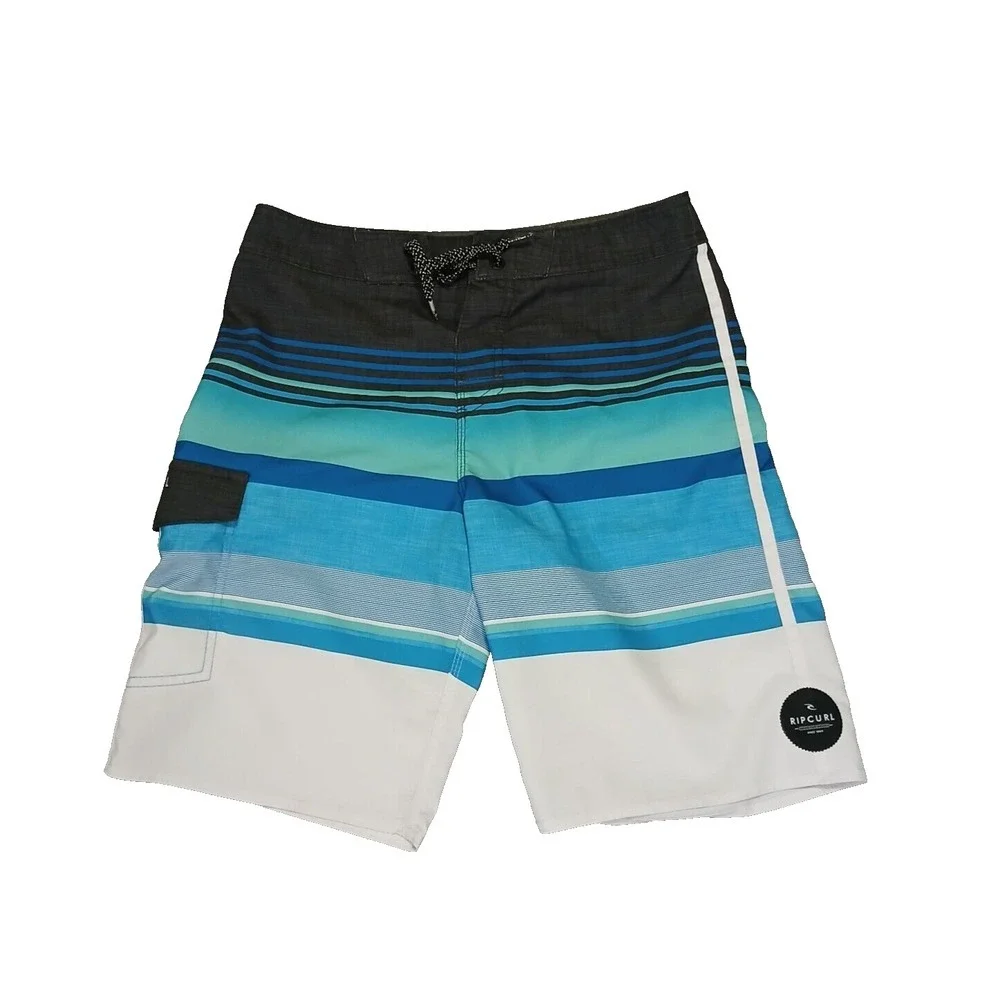 Rip Curl Board Shorts Mens Size 28 Colorblock Colorful Beach Swim Drawstring